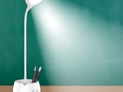 Multi-Functional LED Desk Lamp with Pen Holder