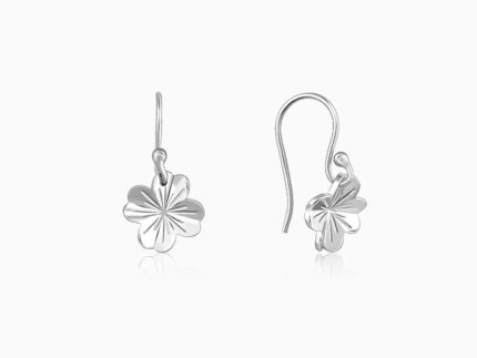 Silver Petals Earring