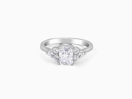 Silver Baguette Perfection Ring